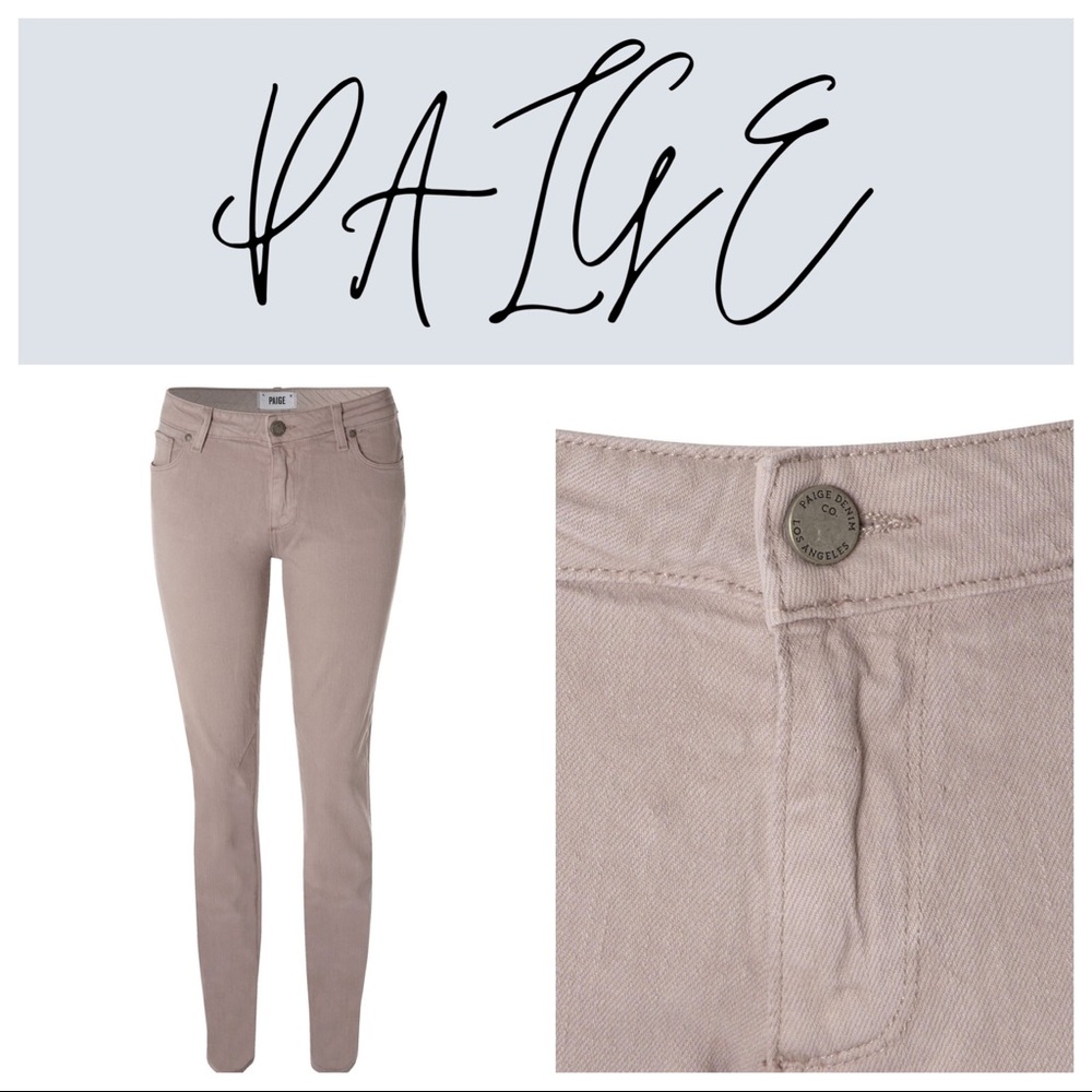 EUC PAIGE Troy Boy Jeans size 25 TEAK (gray)